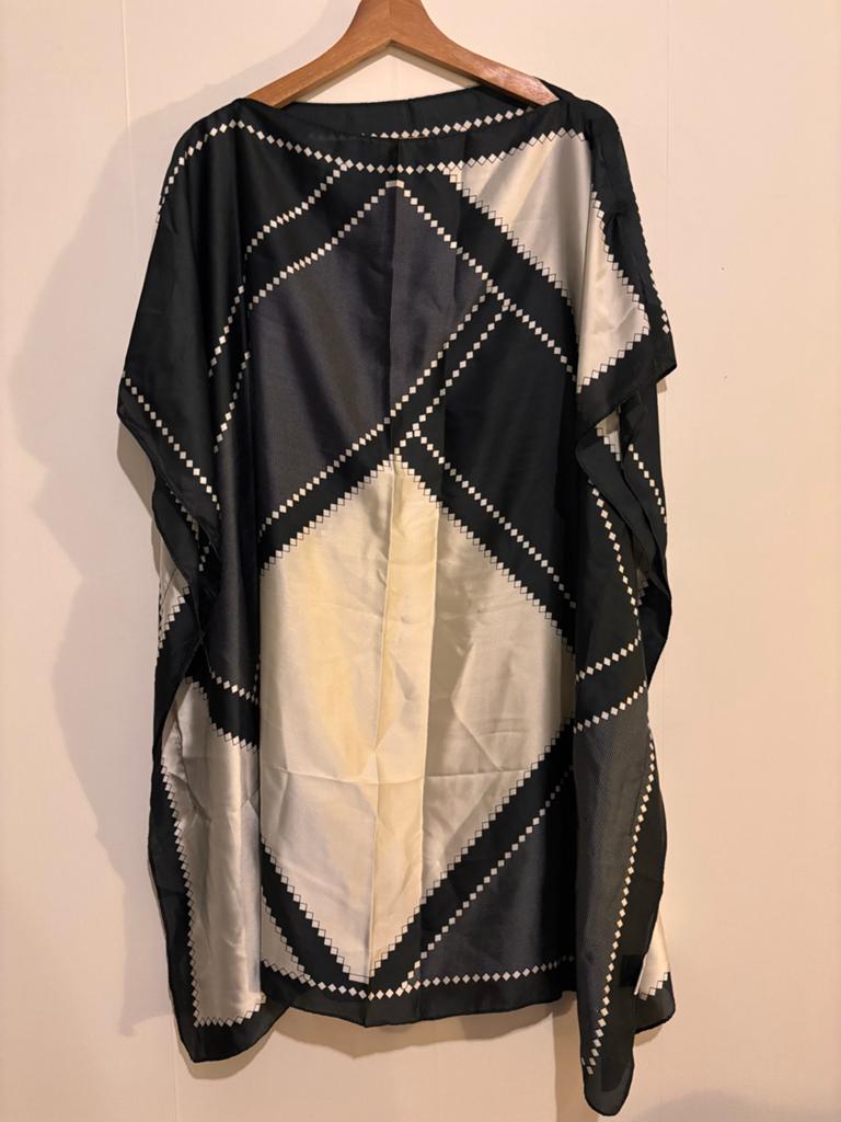 Stijlvolle Blouse Maat 38 - Zwart/Wit Patroon, Ophalen of Verzenden, Nieuw, Maat 38/40 (M), Zwart