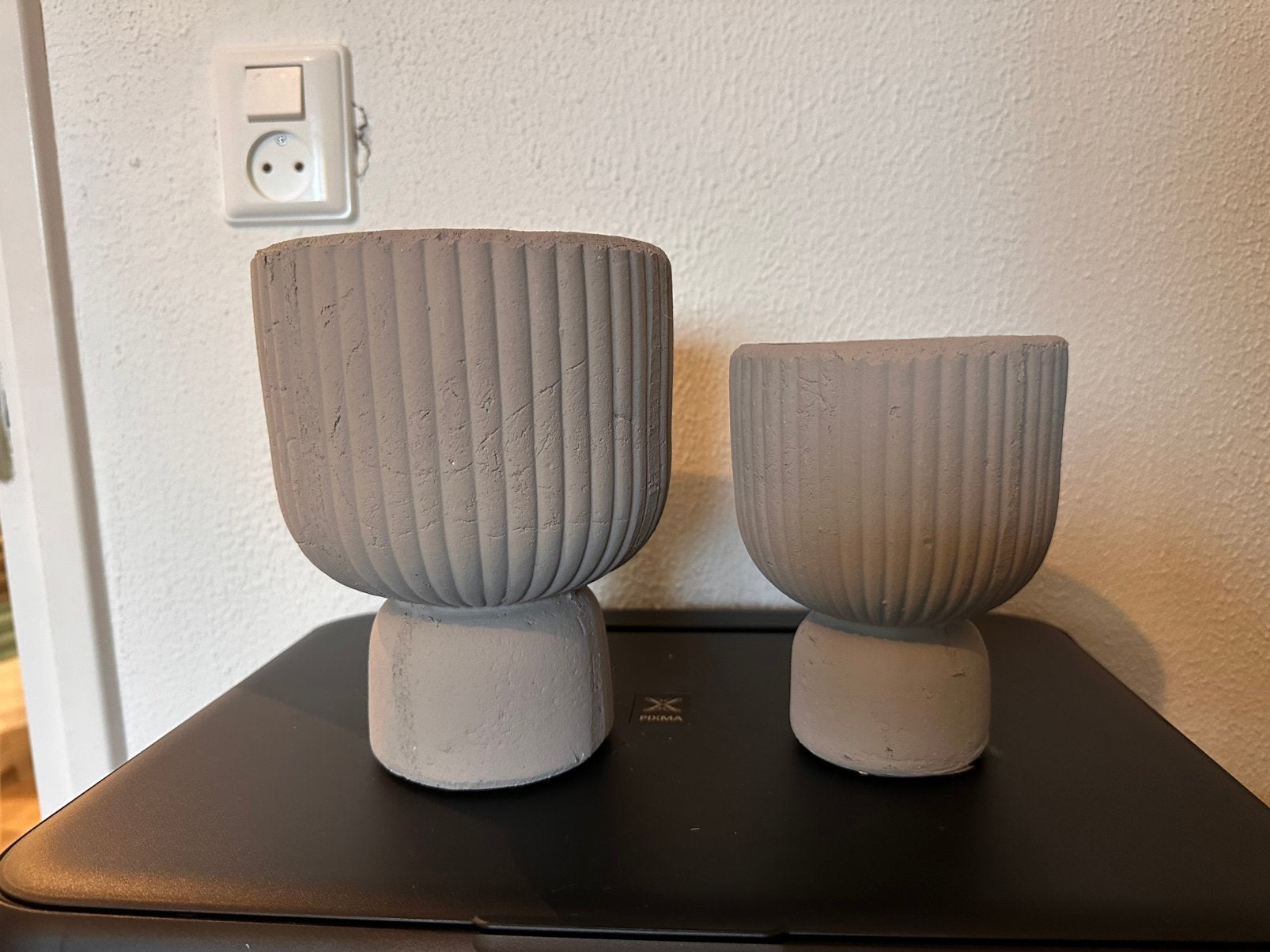 Set van 2 potten DIJK Natural Collections, Huis en Inrichting, Ophalen of Verzenden, Zo goed als nieuw