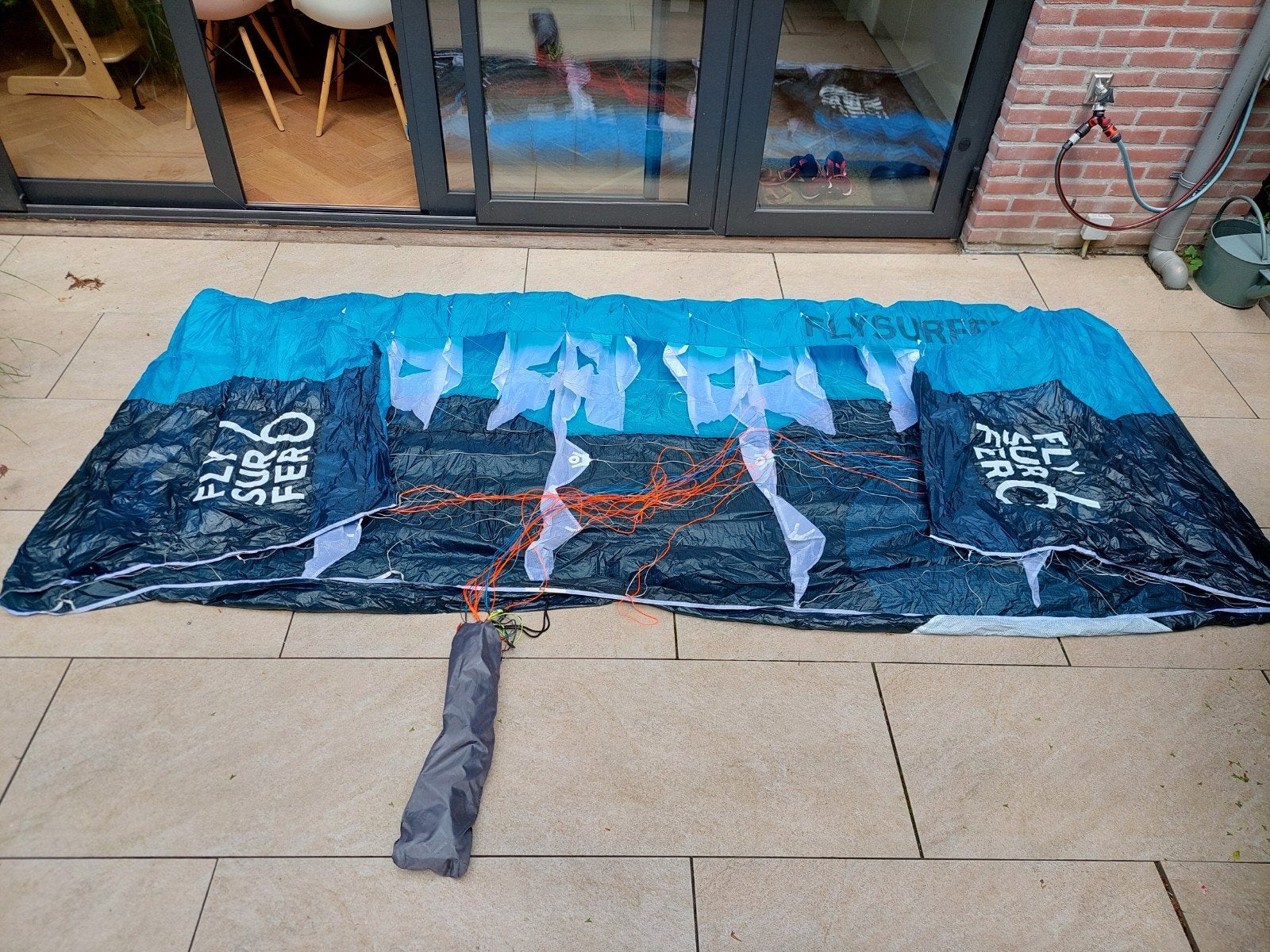 Flysurfer Peak4 6m + Connect 2 Bar – ZGAN, Kitesurf-set, Geen board, Ophalen of Verzenden, 6 m²