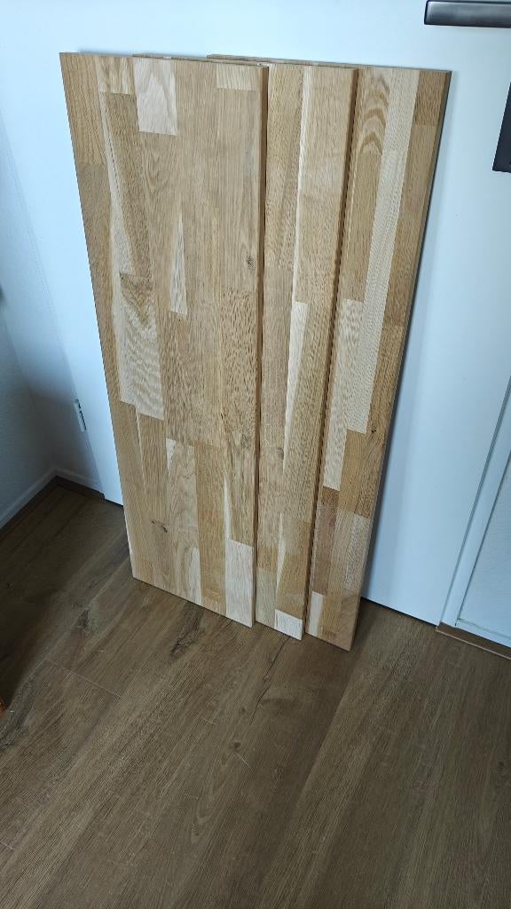 3x Cando timmerpaneel eiken, Ophalen, Minder dan 25 mm, Eiken, Zo goed als nieuw