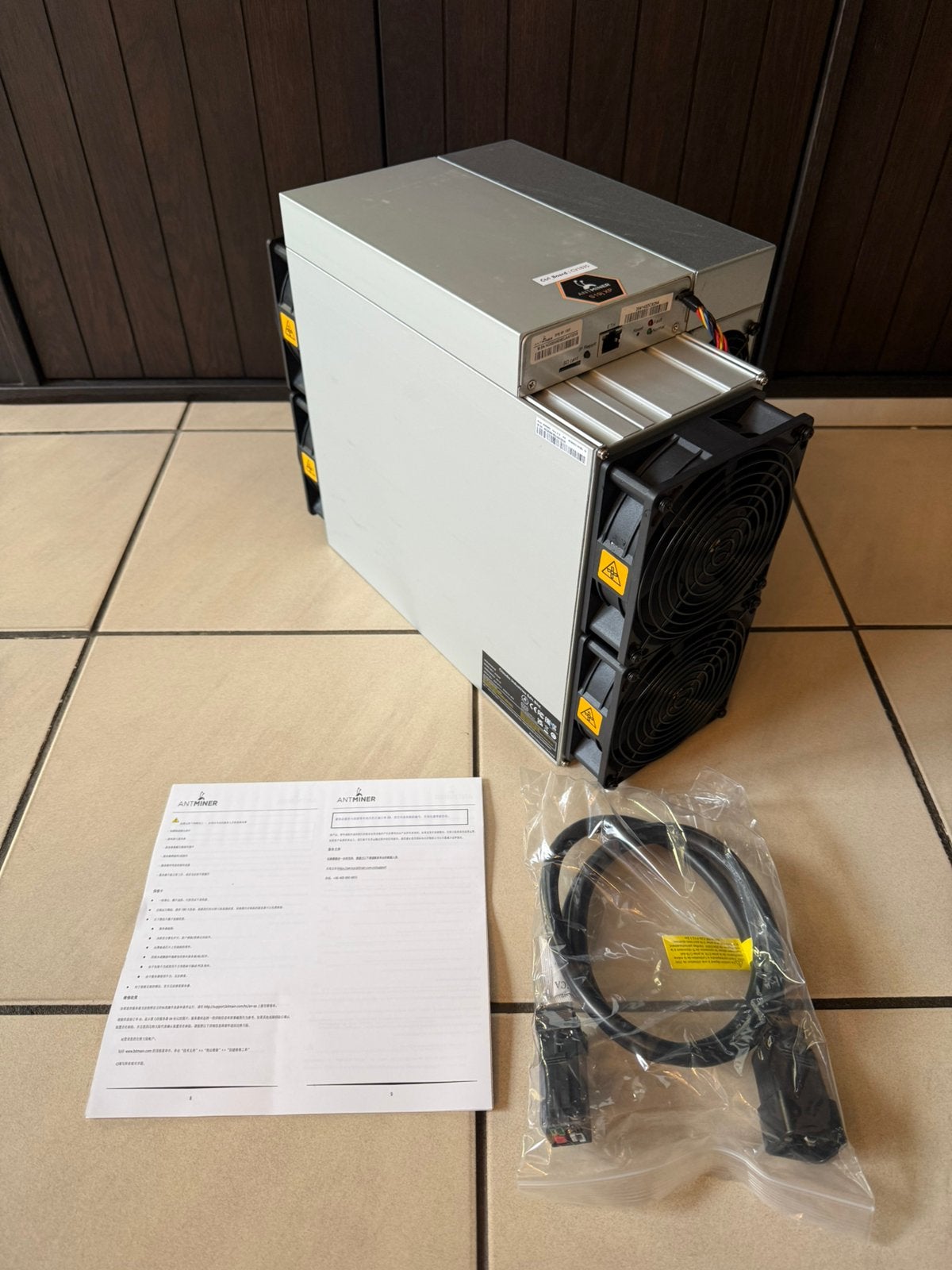 Bitmain Antminer S19jXP 130TH BTC Miner Nieuw, Computers en Software, Ophalen of Verzenden, Nieuw