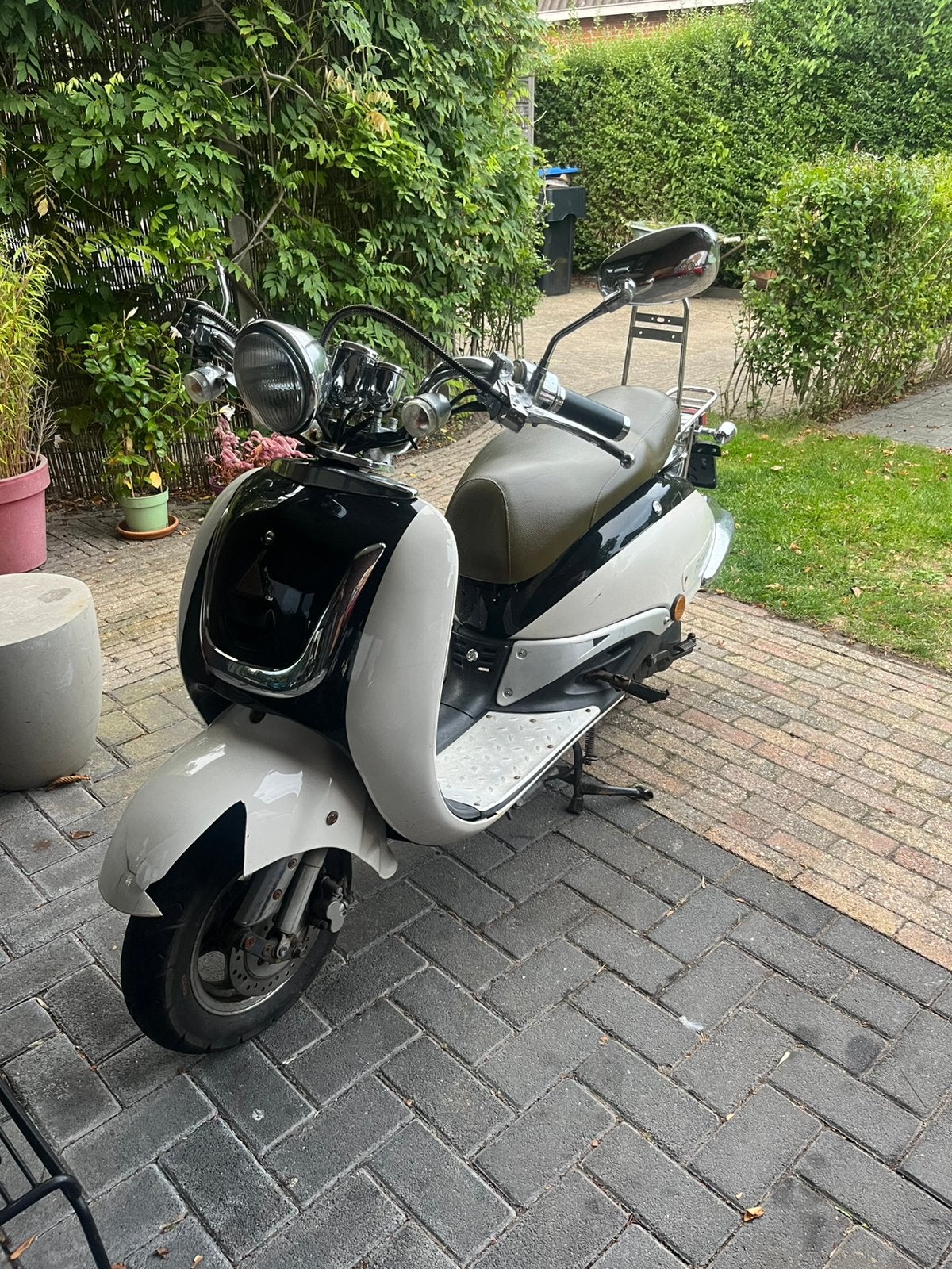 Retro scooter, Fietsen en Brommers, Ophalen, Gebruikt, Benzine