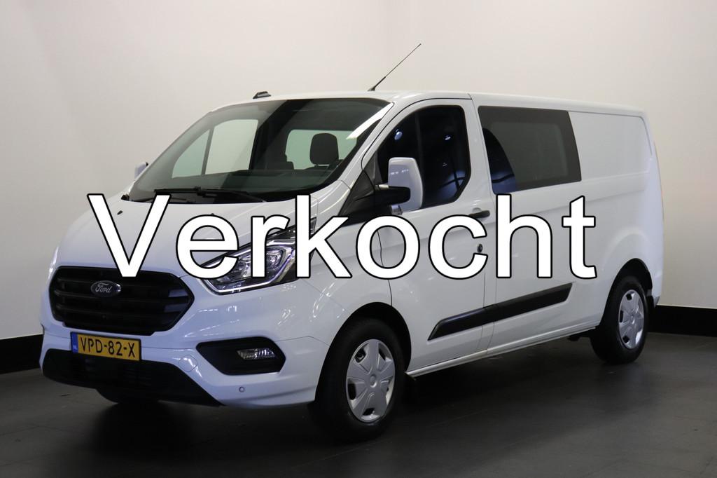 Ford Transit Custom 2.0 TDCI 130PK L2 Dubbele Cabine EURO 6, Auto's, Bestelauto's, Bedrijf, Te koop, ABS, Airbags, Airconditioning