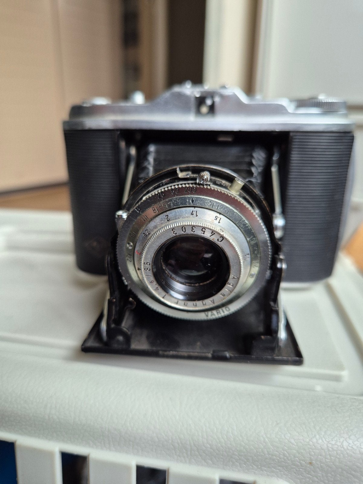 Agfa Isolette opvouwbare camera - Vintage (Made in Germany), Audio, Tv en Foto, Fotocamera's Analoog, Ophalen of Verzenden, Gebruikt