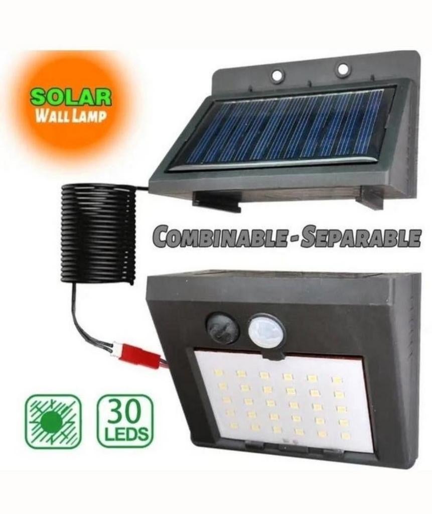 Solar lamp met sensor zie foto's per stuk €12,00, Zonne-energie, Nieuw, Ophalen of Verzenden, Bewegingssensor