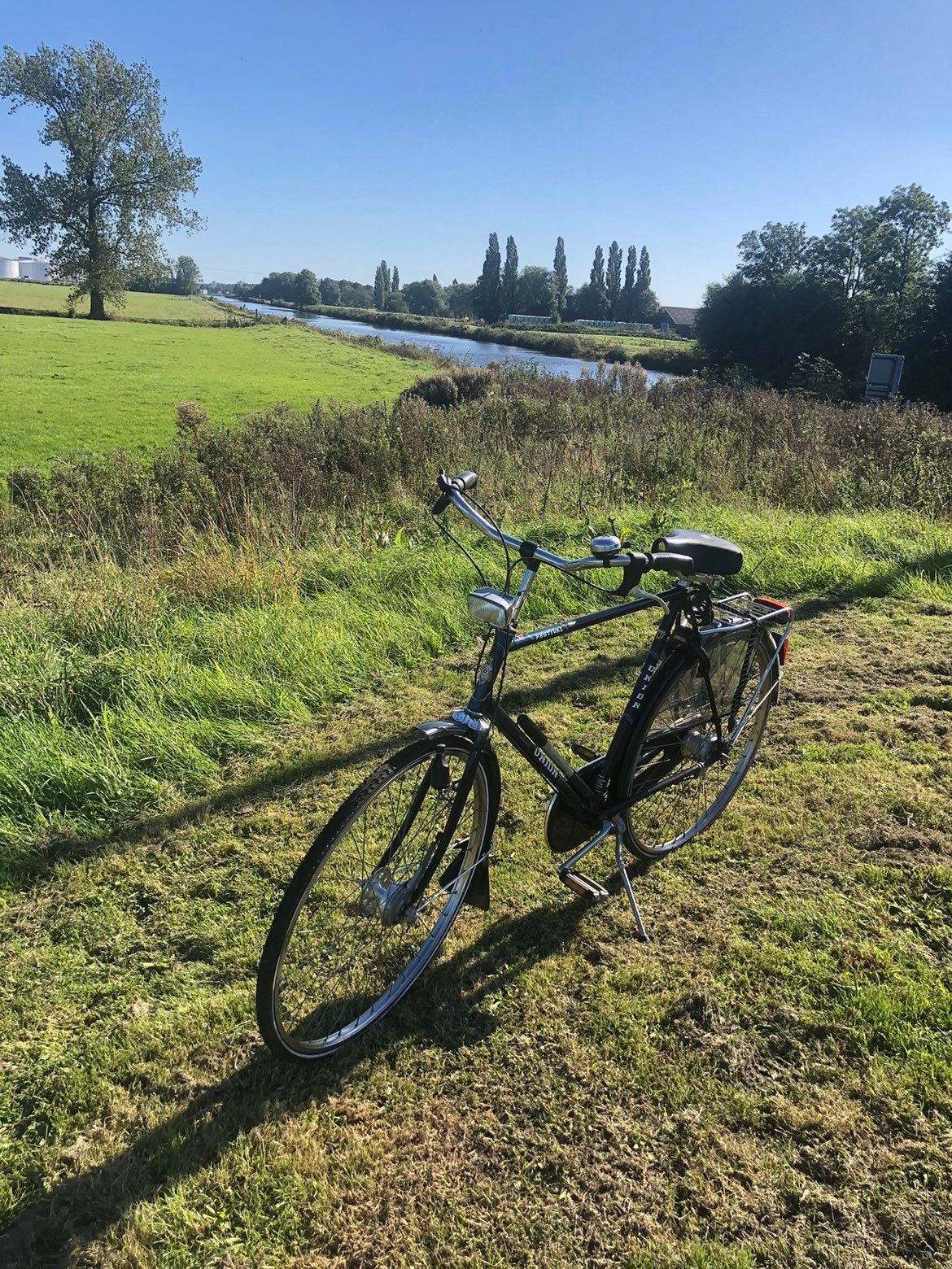 Union Festival herenfiets, Fietsen en Brommers, Gebruikt, Velgrem, Versnellingen, 53 tot 57 cm