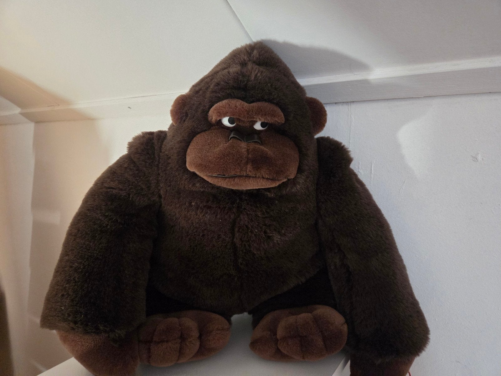 Grote pluche gorilla knuffel - Zo goed als nieuw, Kinderen en Baby's, Overige typen, Ophalen of Verzenden, Zo goed als nieuw, Middelgroot (20 tot 80 cm)