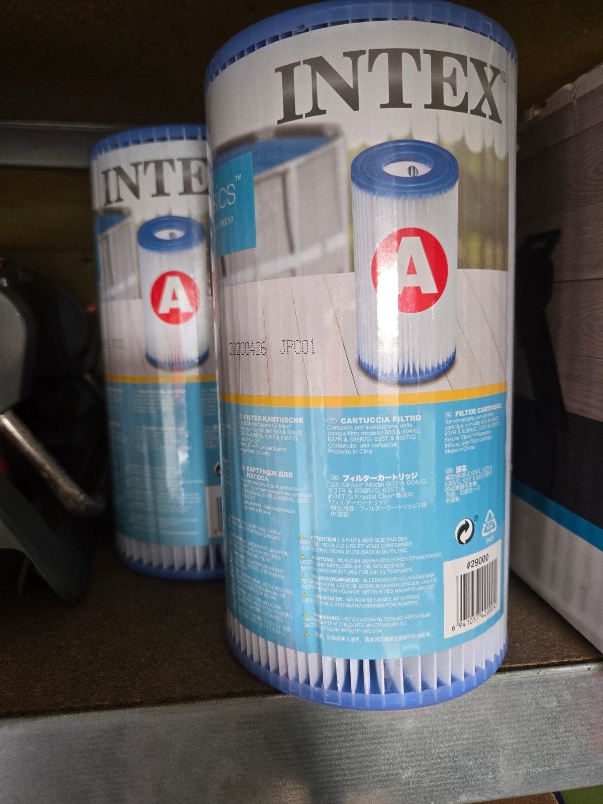 Nieuwe Intex Krystal Clear Pool Filter Cartridges Type A, Ophalen of Verzenden, Nieuw, Filter
