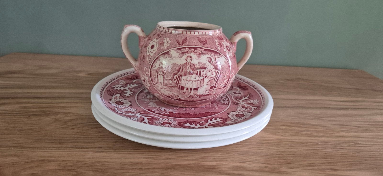 Teadrinker Boch en Société Céramique, Antiek en Kunst, Antiek | Servies los, Ophalen