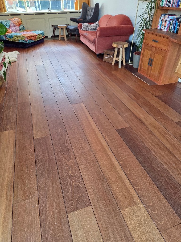 Jatoba Hardhouten Vloer, Ophalen, Gebruikt, Vloerdelen of -planken, 10 m² of meer