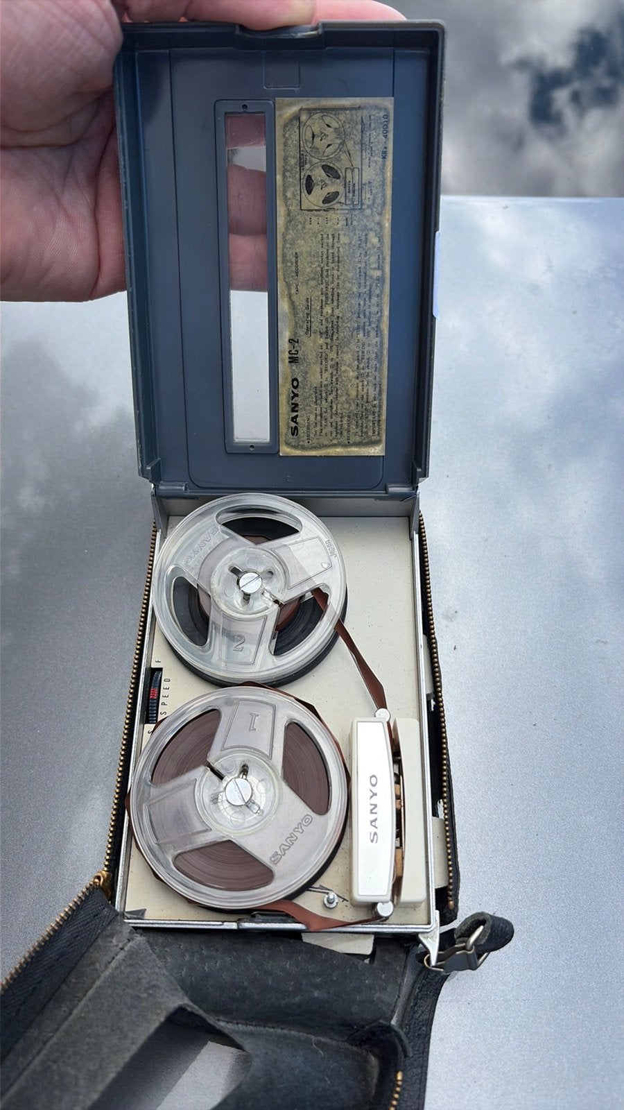 Antike dictafoonrecorder van Sanyo, Ophalen of Verzenden, Zo goed als nieuw