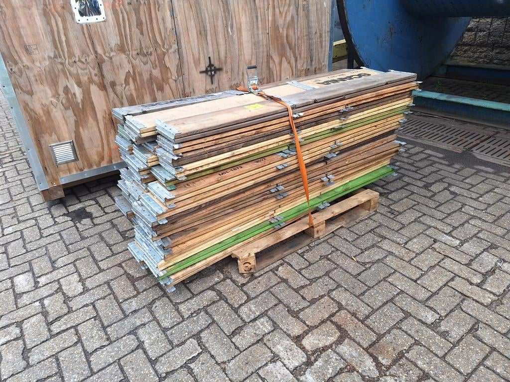 44 palletranden 80cmx120cm voor tuinbakken, Tuin en Terras, Bloembakken en Plantenbakken, Ophalen, Nieuw, Rond, Minder dan 30 cm