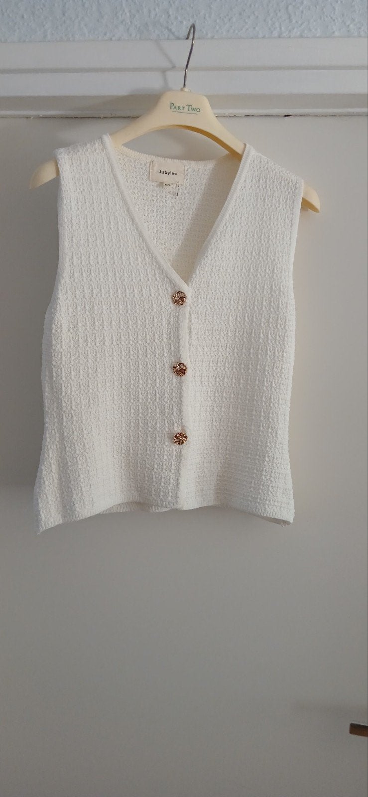 gilet maat M/L, Maat 38/40 (M), Wit, Nieuw, Ophalen of Verzenden