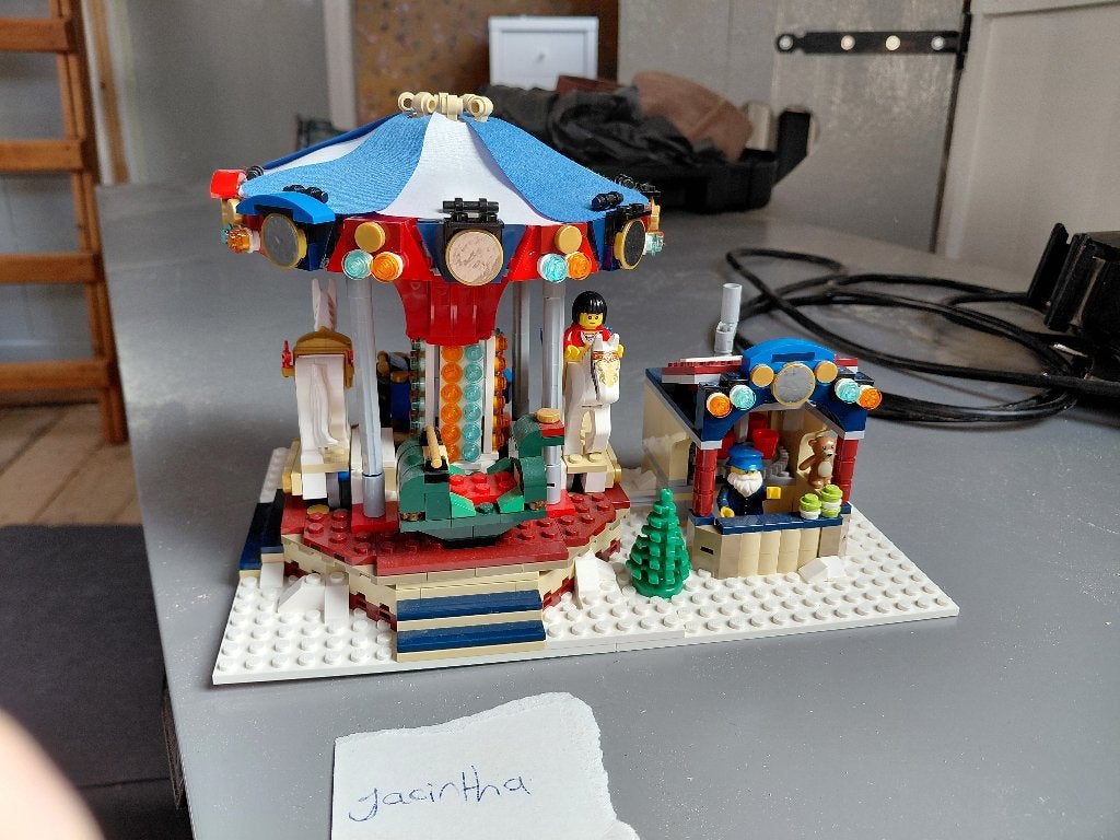 Lego kerst 10235, Inclusief minifiguren, Gebruikt, Overige thema's, Lego