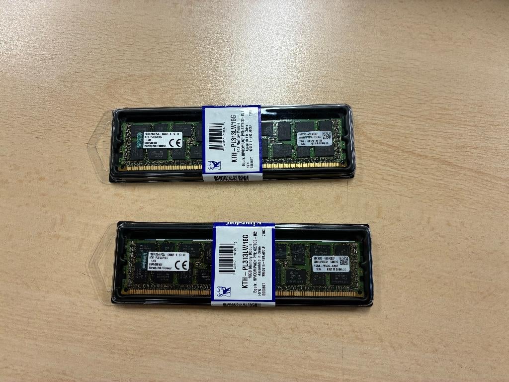 Kingston KTH-PL313LV/16G, 32 GB, Server, Nieuw, DDR3