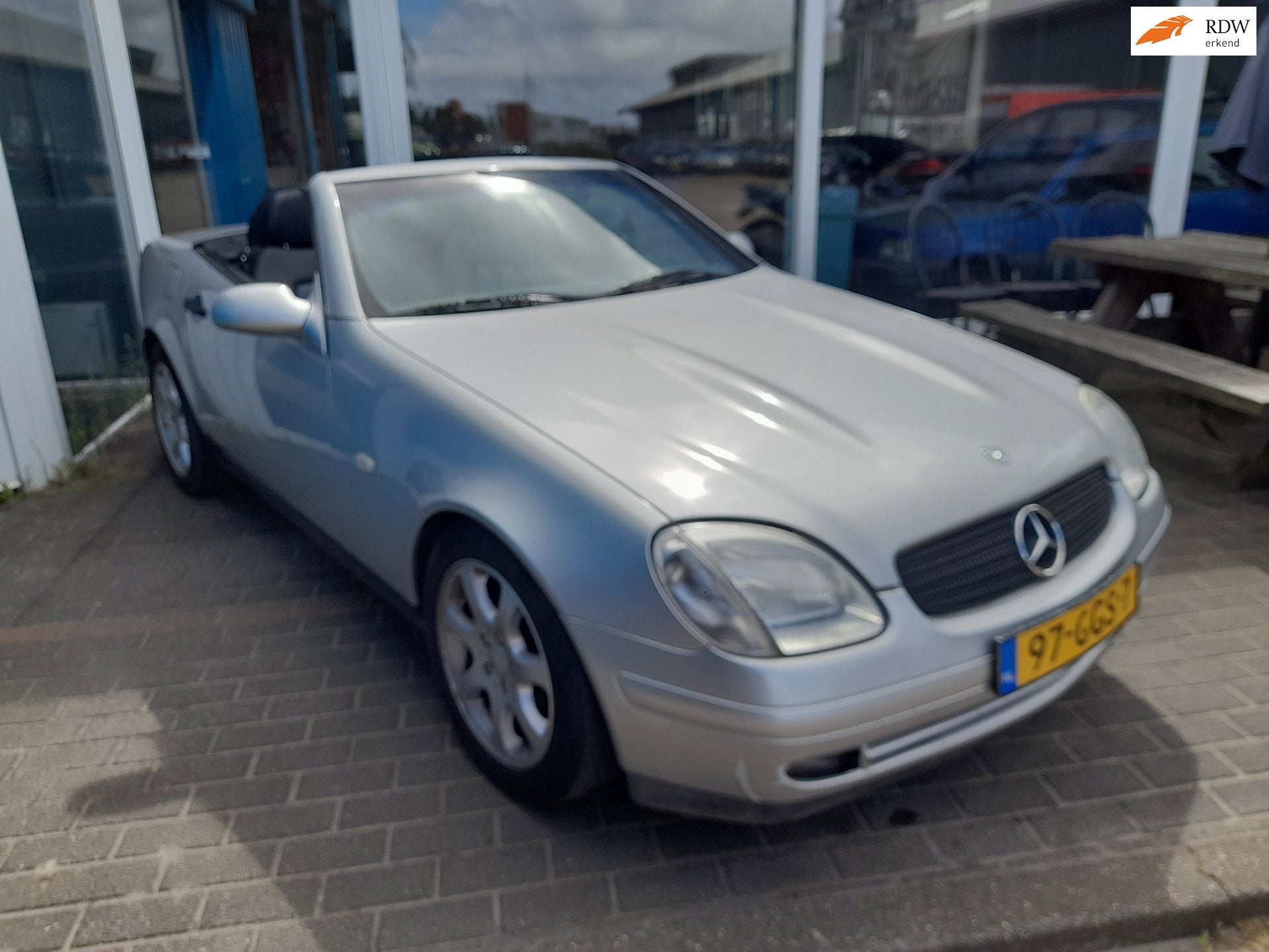 Mercedes-Benz SLK-klasse 230 K., Achterwielaandrijving, Gebruikt, Lederen bekleding, 4 cilinders