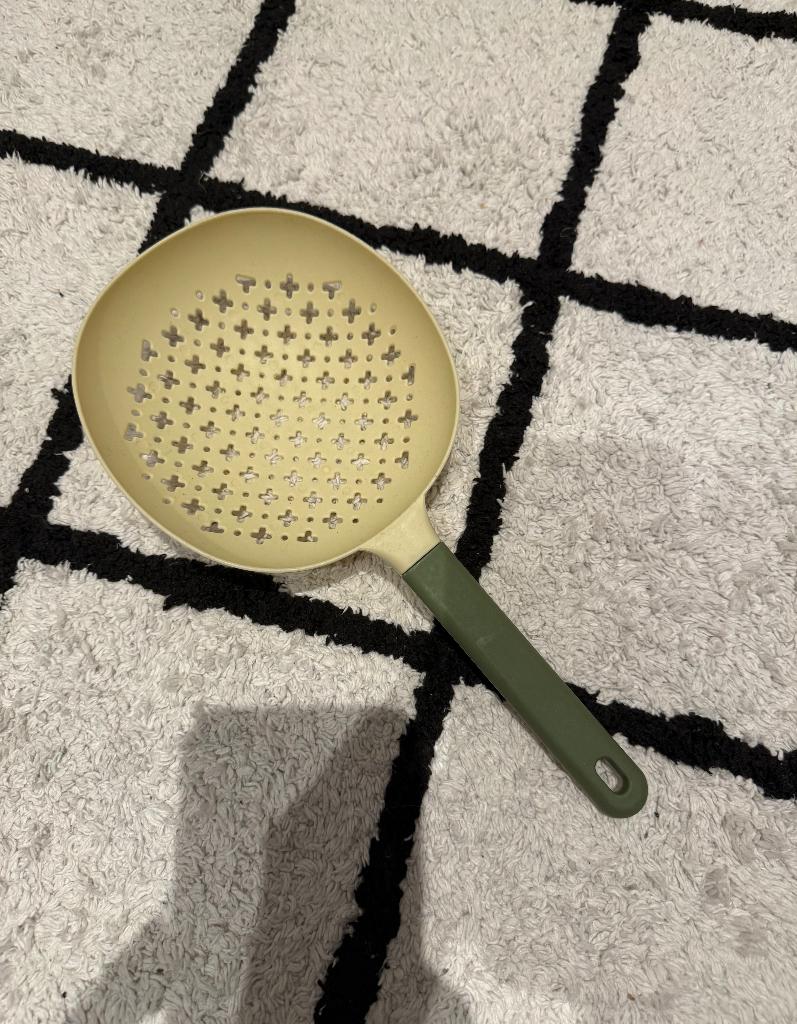 Nieuw groen kunststof keuken zeef vergiet pasta groente, Kunststof, Nieuw, Ophalen of Verzenden, Groen