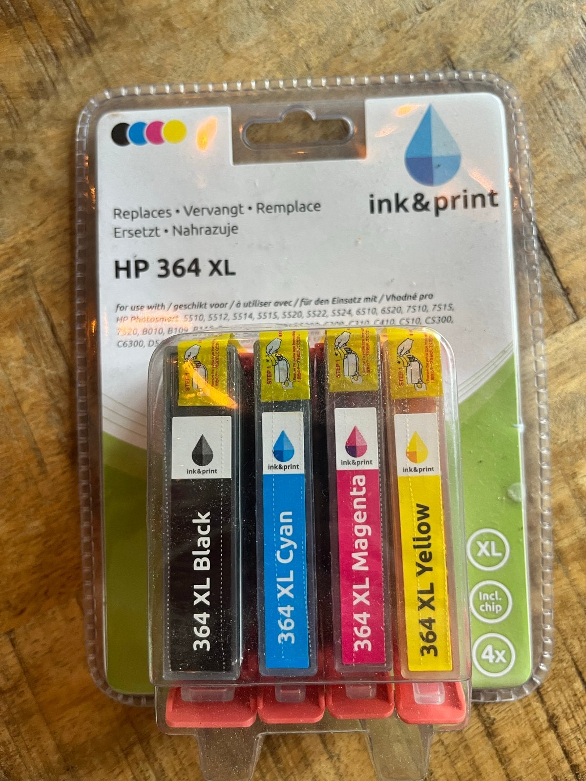 Ink&Print HP 364 XL Cartridges (4 stuks), Ophalen of Verzenden, Nieuw, Cartridge