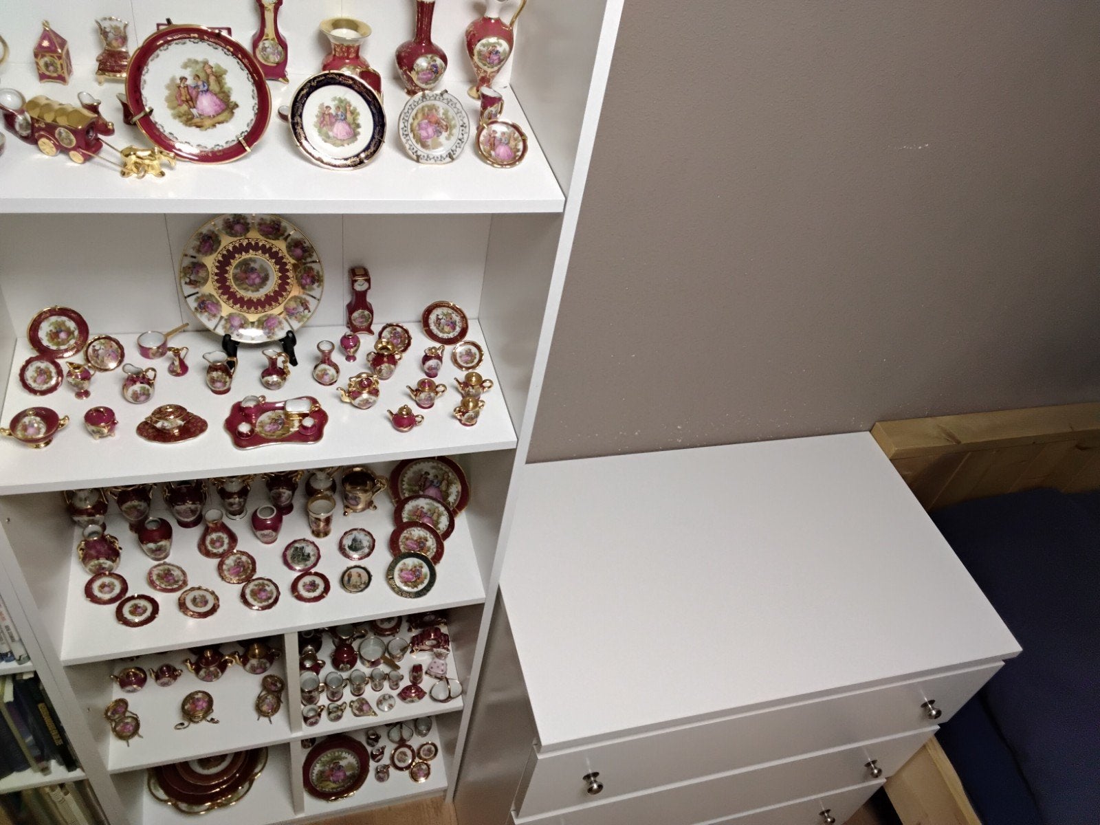 Grote collectie Franse limoges porselein 172 st, Ophalen