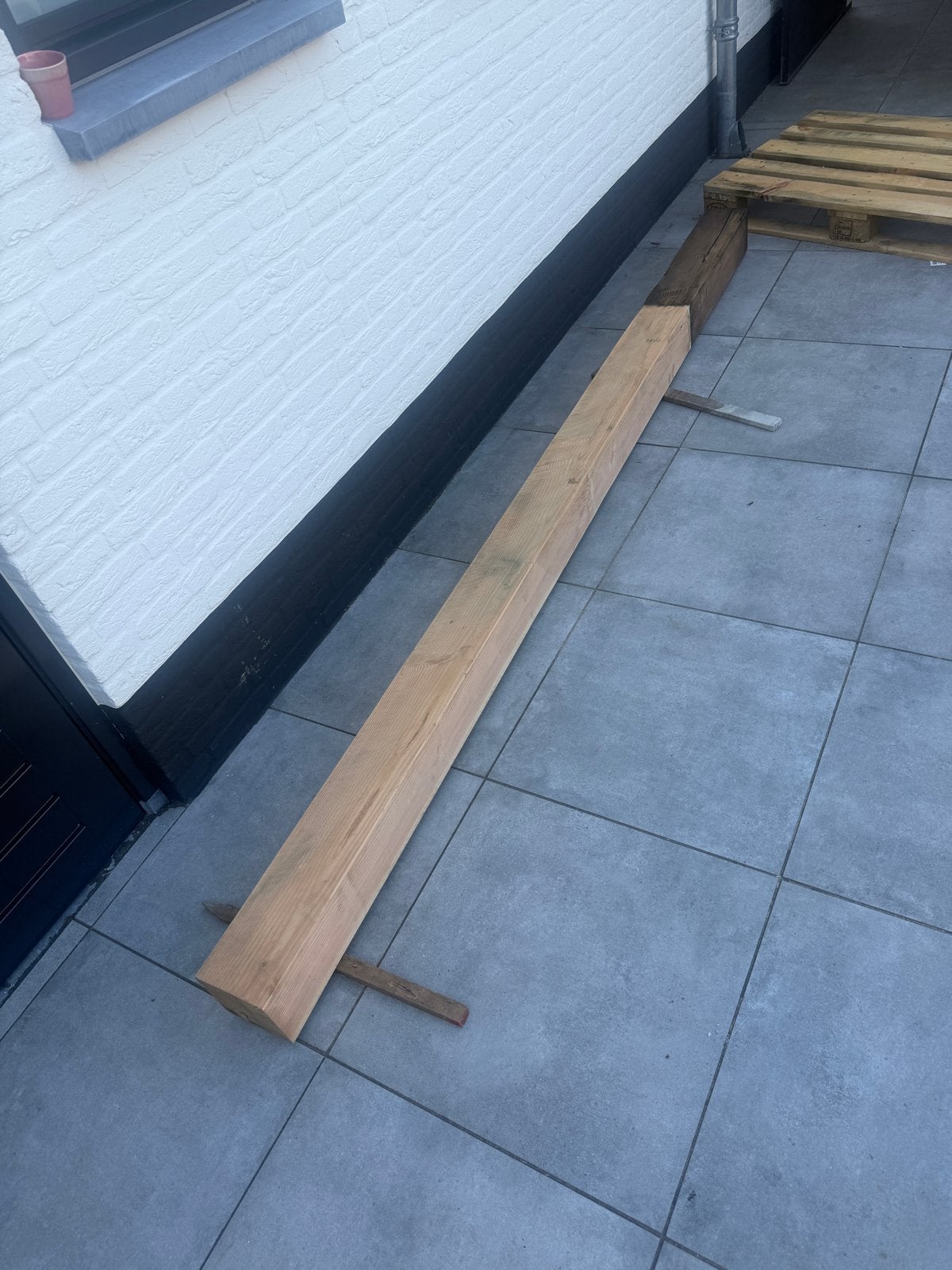 Houten balk 15x15x300cm - Ideaal voor constructies, Ophalen, Gebruikt, Balk, Overige houtsoorten