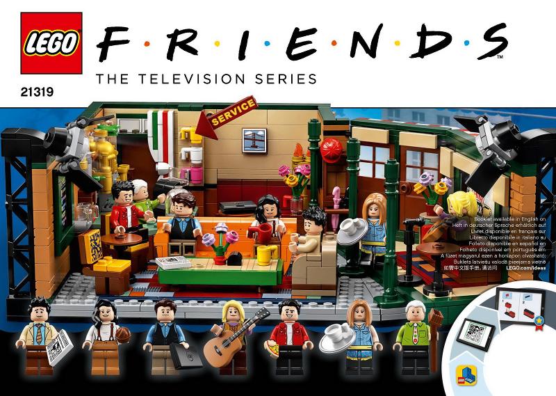 Lego Ideas 21319 F·R·I·E·N·D·S Central Perk (NIEUW), Nieuw, Ophalen of Verzenden, Ideas, Complete set