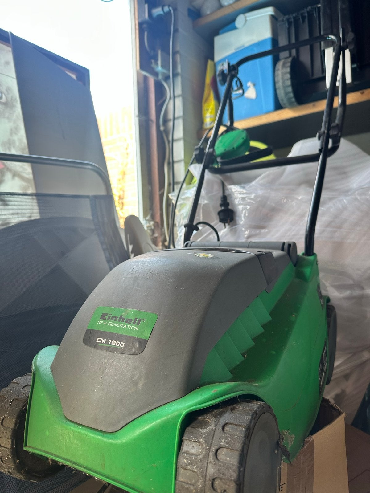 Einhell EM 1200 Elektrische Grasmaaier, Ophalen of Verzenden, Gebruikt, Elektrische grasmaaier