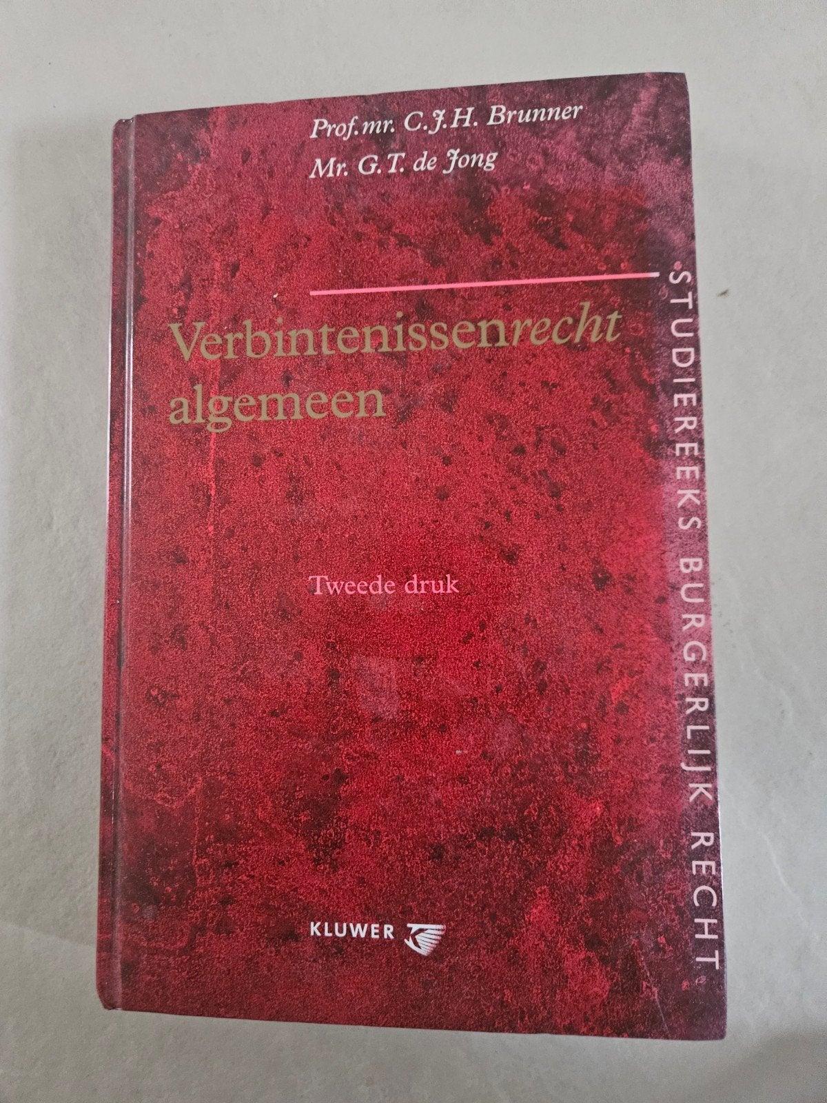 Verbintenissenrecht Algemeen - Prof. mr. C.J.H. Brunner, Ophalen of Verzenden, Gamma, Prof. mr. C.J.H. Brunner, Mr. G.T. de Jong