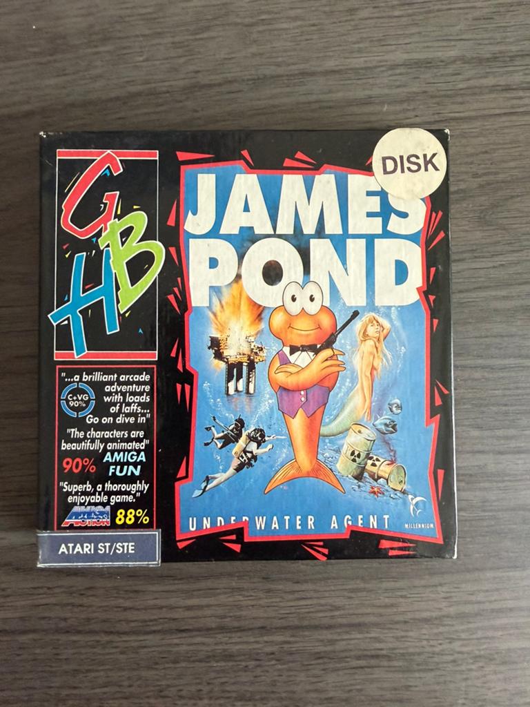 James Pond Atari ST, 1 speler, Ophalen of Verzenden, Zo goed als nieuw, Vanaf 3 jaar