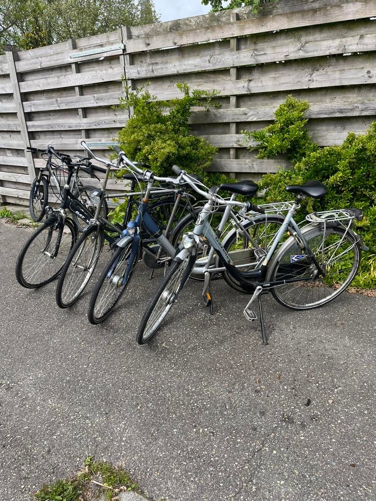 Partij inruil fietsen, Fietsen en Brommers, Fietsen | Dames | Damesfietsen, Gebruikt, Gazelle, Versnellingen, 56 cm of meer, Ophalen