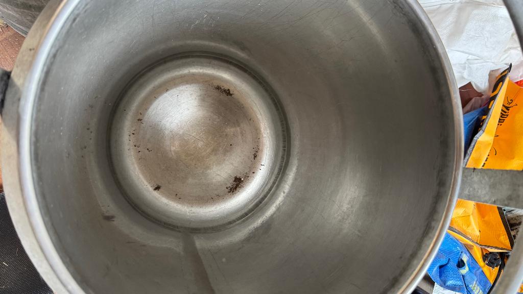 3 ketels burgerbescherming met RVS binnenzijde, Hobby en Vrije tijd, Ophalen, Gebruikt