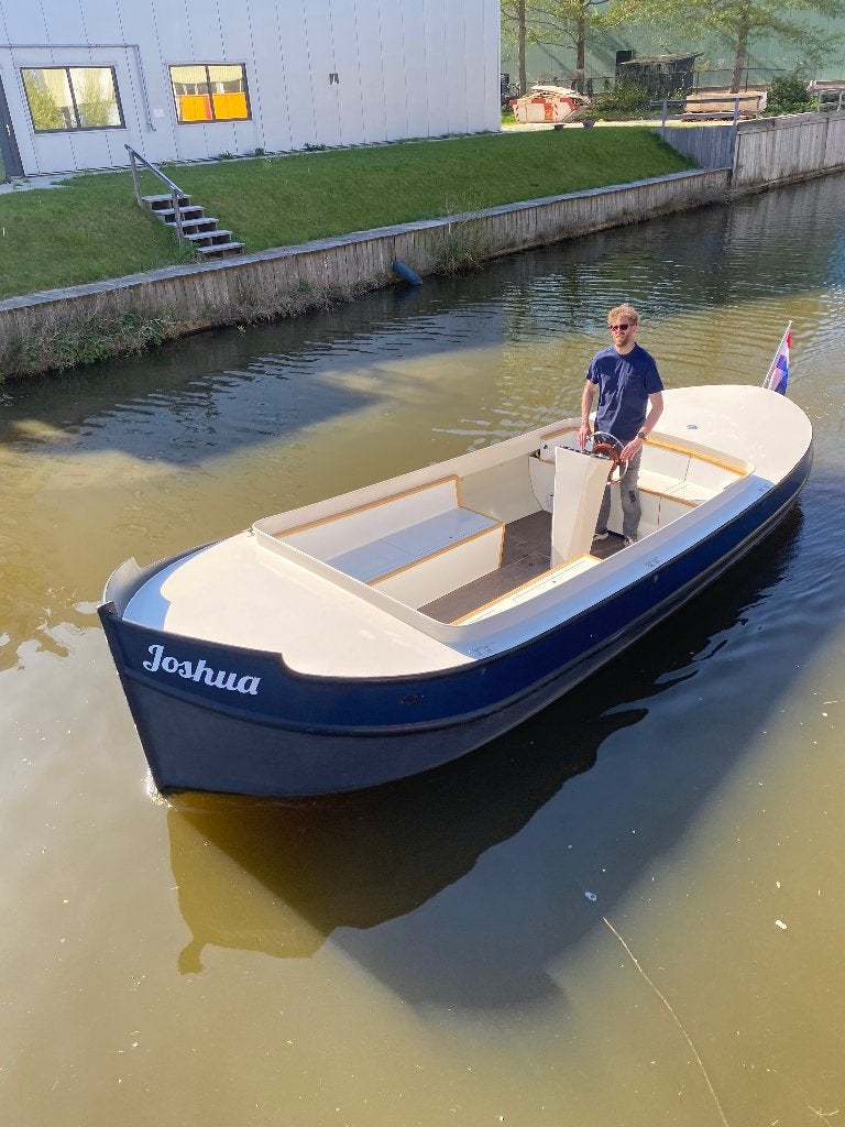 Unieke stalen sloep 6,80 m | Volvo Penta D1-30, Staal, Binnenboordmotor, Diesel, Zo goed als nieuw