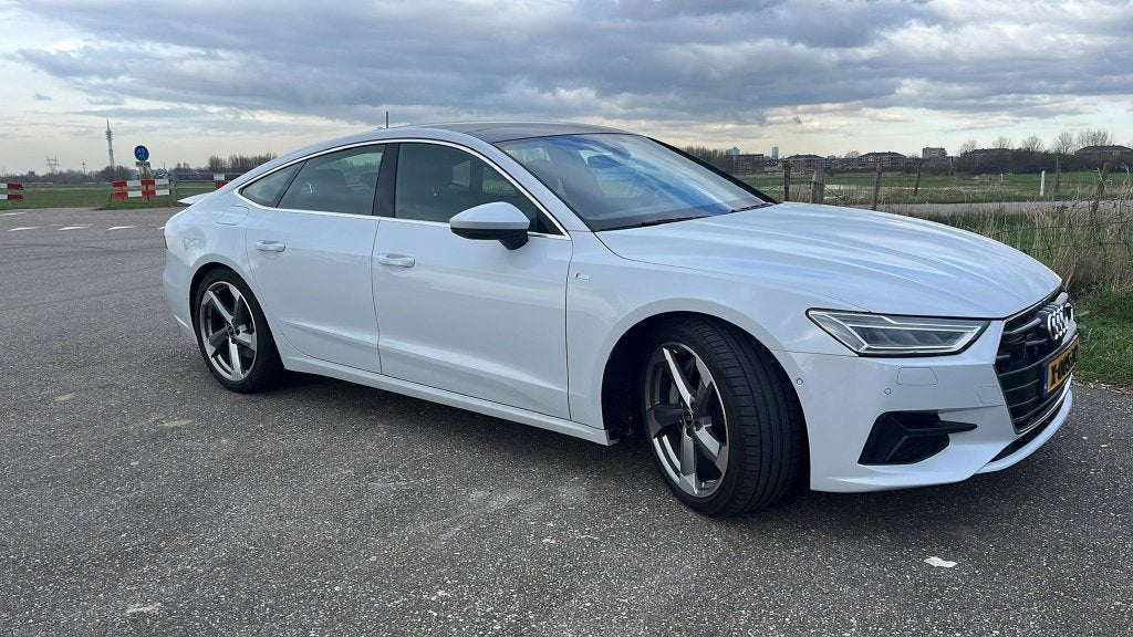 Audi A7 Spor.50TFSIe quat.S line 300 PK Pano/ 360 Cam., Auto's, Plug-in hybride, Te koop, 750 kg, Hatchback
