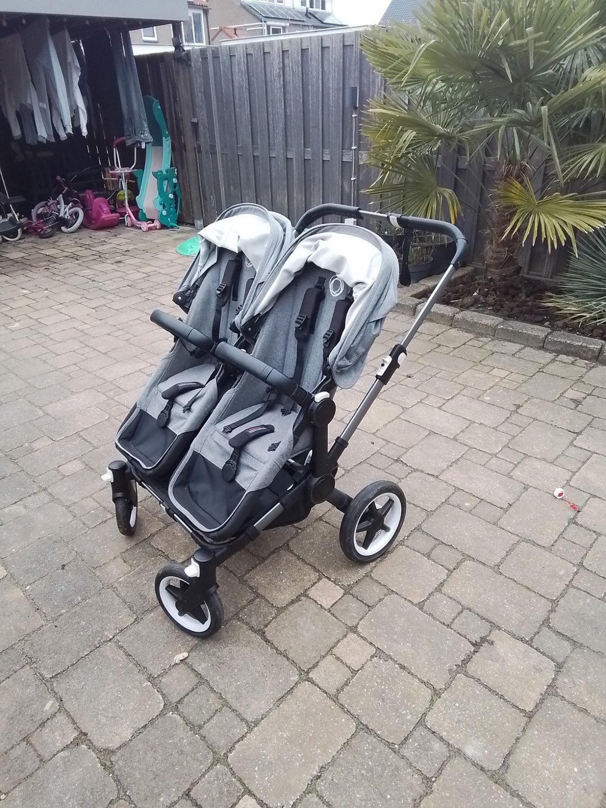 Bugaboo Donkey 5 Duo Wagen - Complete Set, Ophalen, Gebruikt, Bugaboo, Combiwagen