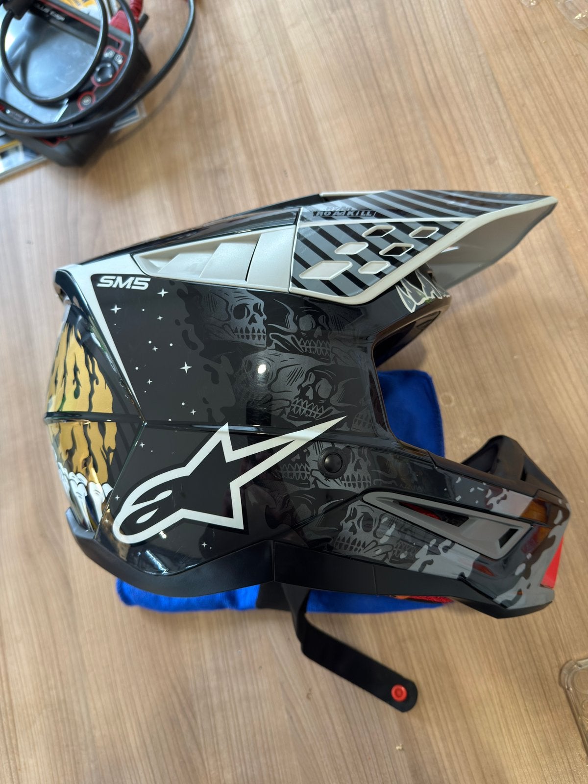 Alpinestars SM5 (maat M  57-58 ), Motoren, Overige merken, M, Ophalen of Verzenden, Tweedehands