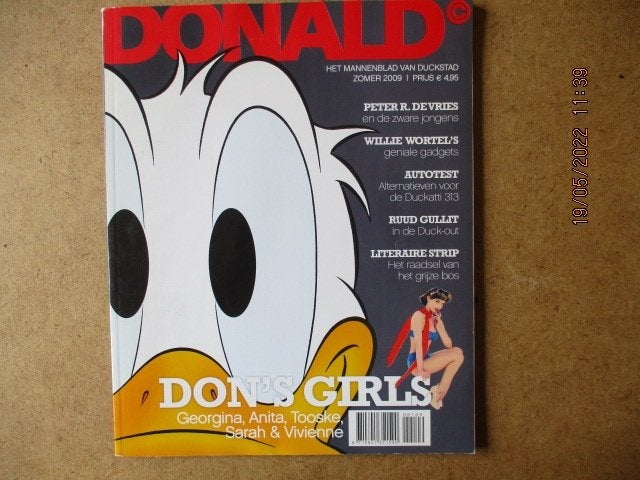 adv6471 donald glossy zomer 2009, Eén stripboek, Ophalen, Gelezen