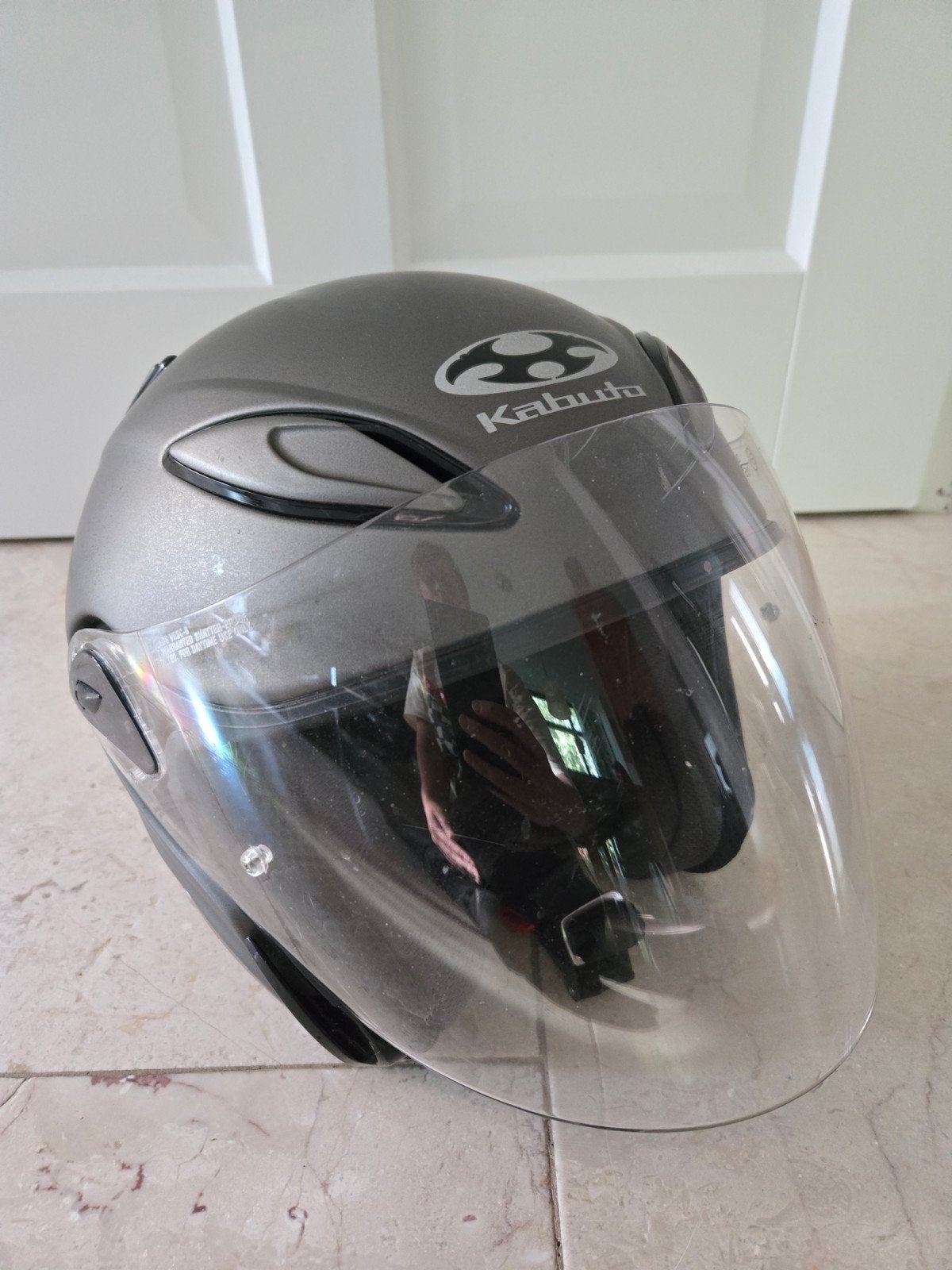 OGK Kabuto Avand II Jethelm – Gunmetal Grijs – Maat XS, Overige merken, XS, Jethelm, Ophalen of Verzenden