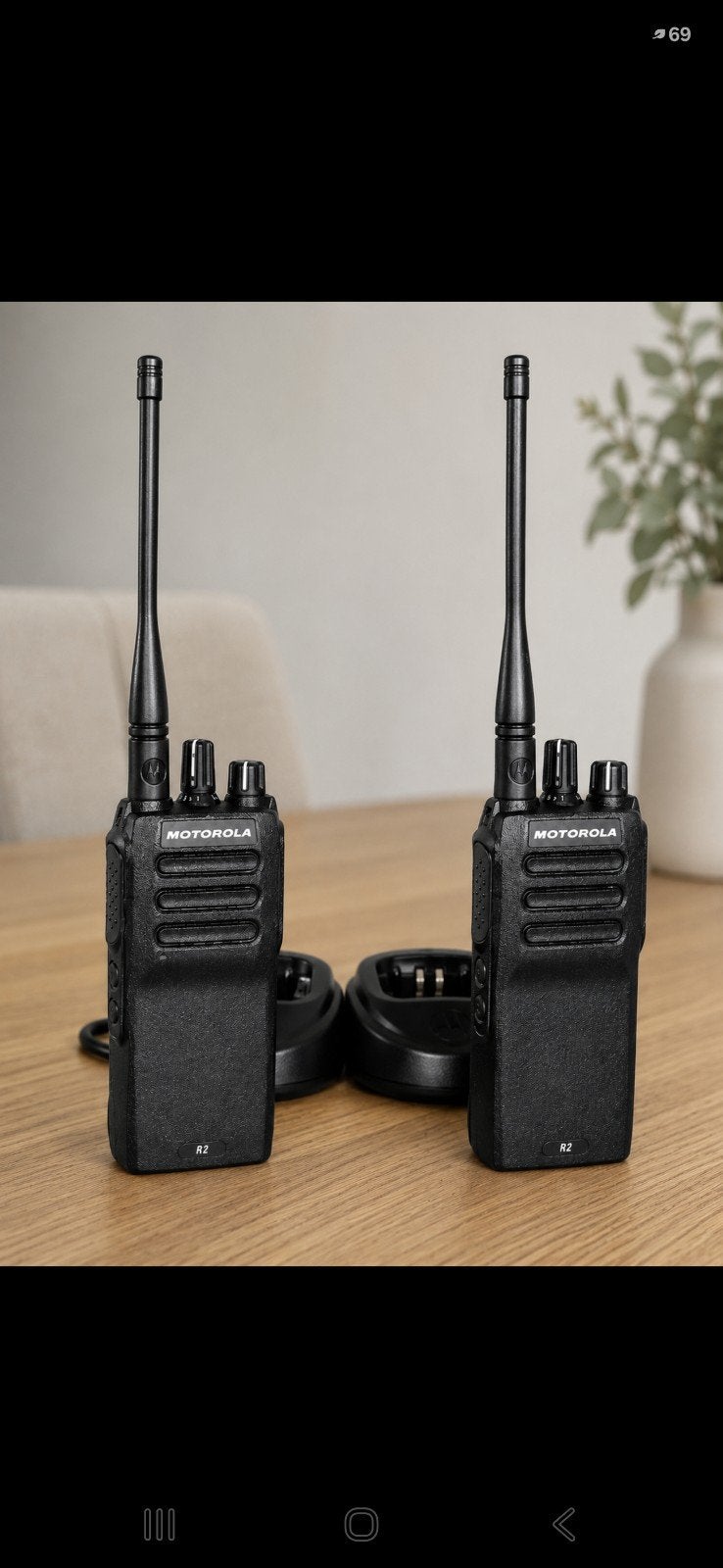 Motorola R2 Portofoons met Opladers - Set van 2, Ophalen of Verzenden