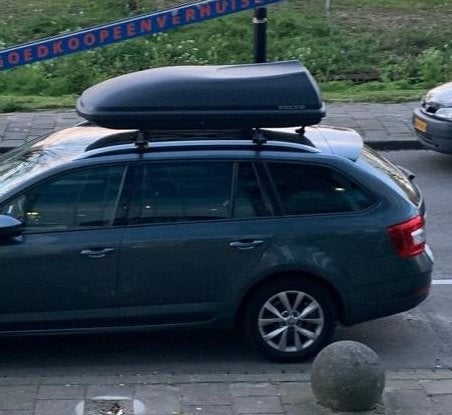 Originele Volvo dakkoffer – inclusief sleutels – nette staat, Auto diversen, Dakkoffers, Ophalen, Gebruikt