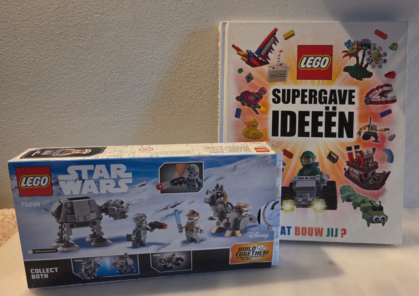 Lego Star Wars 75298 AT-AT vs Tauntaun + Boek - Compleet, Ophalen of Verzenden, N, N, N