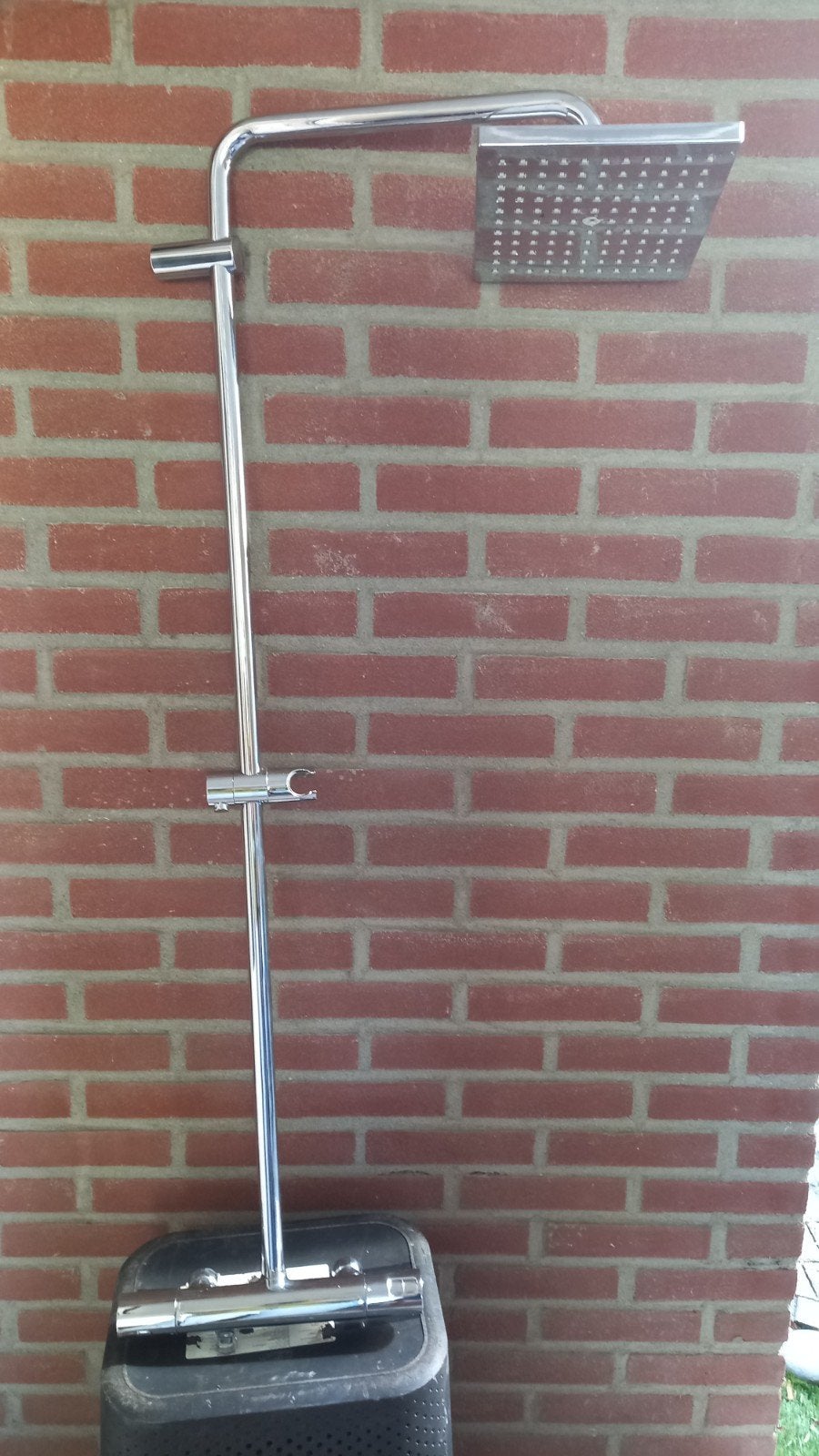 Grohe stortdouche en kraan, Ophalen, Gebruikt, Chroom, Douche