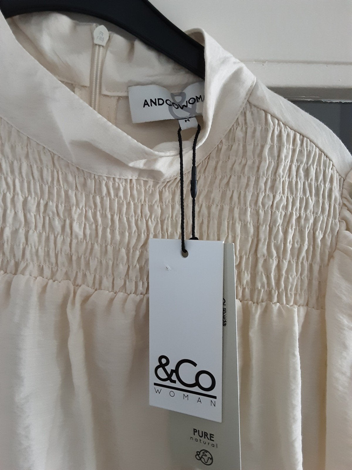 Nieuwe &Co Woman blouse maat M, beige, Kleding | Dames, Blouses en Tunieken, Maat 38/40 (M), Beige, &Co Woman, Nieuw