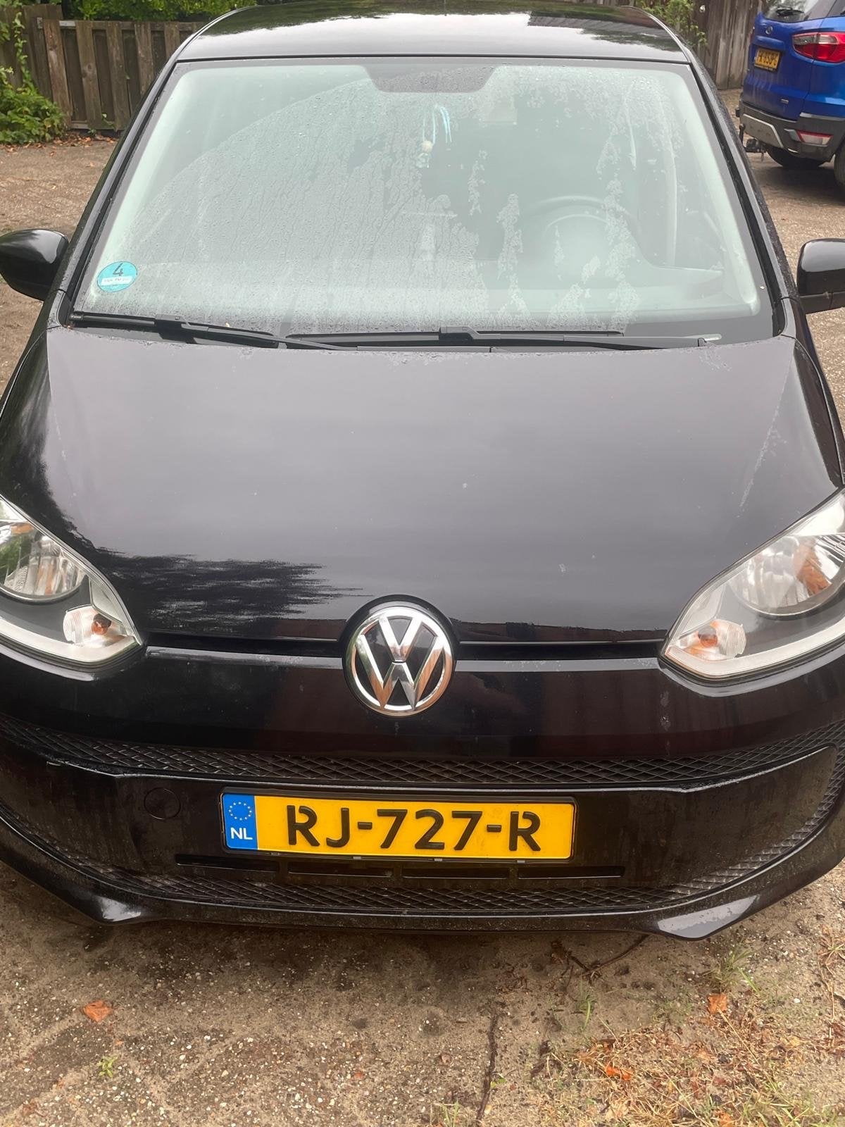 Volkswagen up! 1.0 44KW 2013 Zwart, Voorwielaandrijving, Up!, 4 stoelen, Zwart