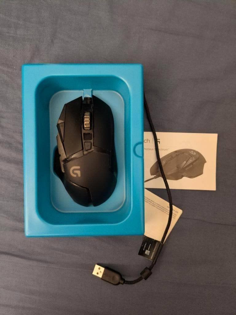Logitech G502 gaming mouse, Computers en Software, Muizen, Rechtshandig, Muis, Gaming muis, ‘LOGITECH’