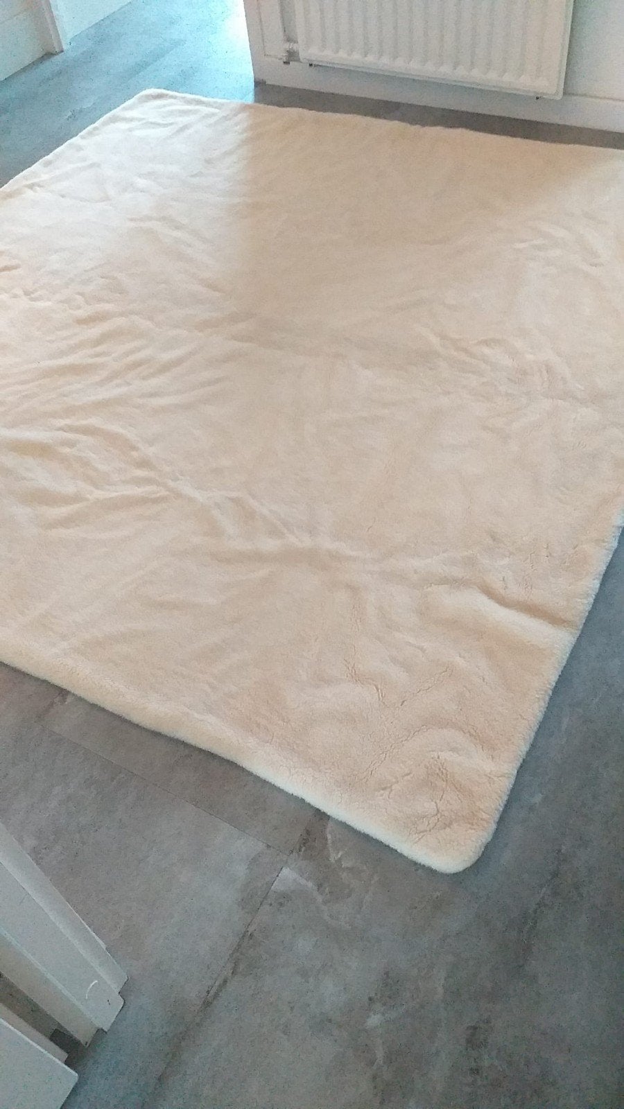 Zware wollen deken / onderdeken van schapenwol, Warm, Comfortabel, Natuurlijk, 150 tot 200 cm, Vierkant, 200 cm of meer