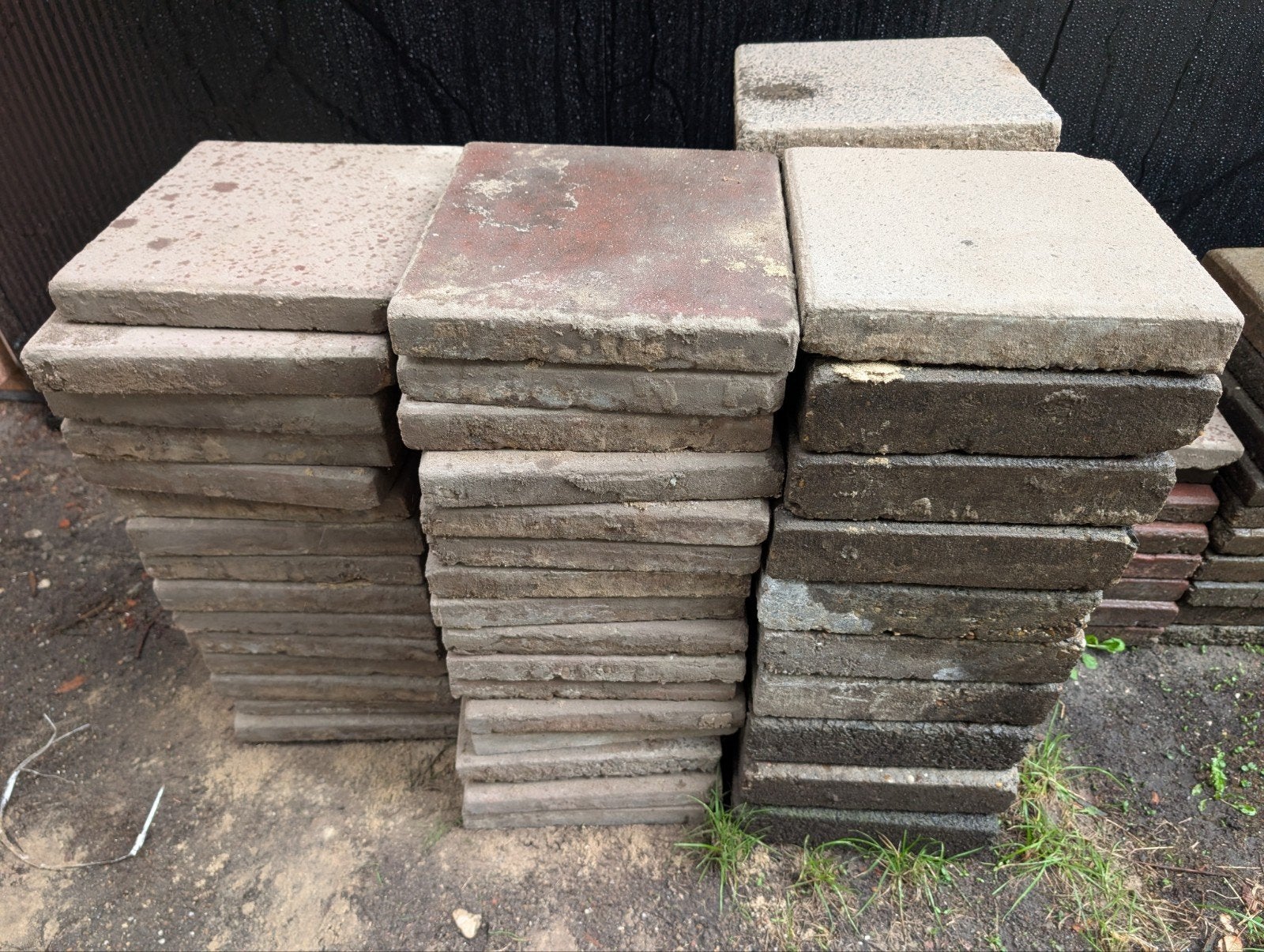 Gratis Gebruikte terrastegels - 30x30, Ophalen, Gebruikt, 10 m² of meer, Beton