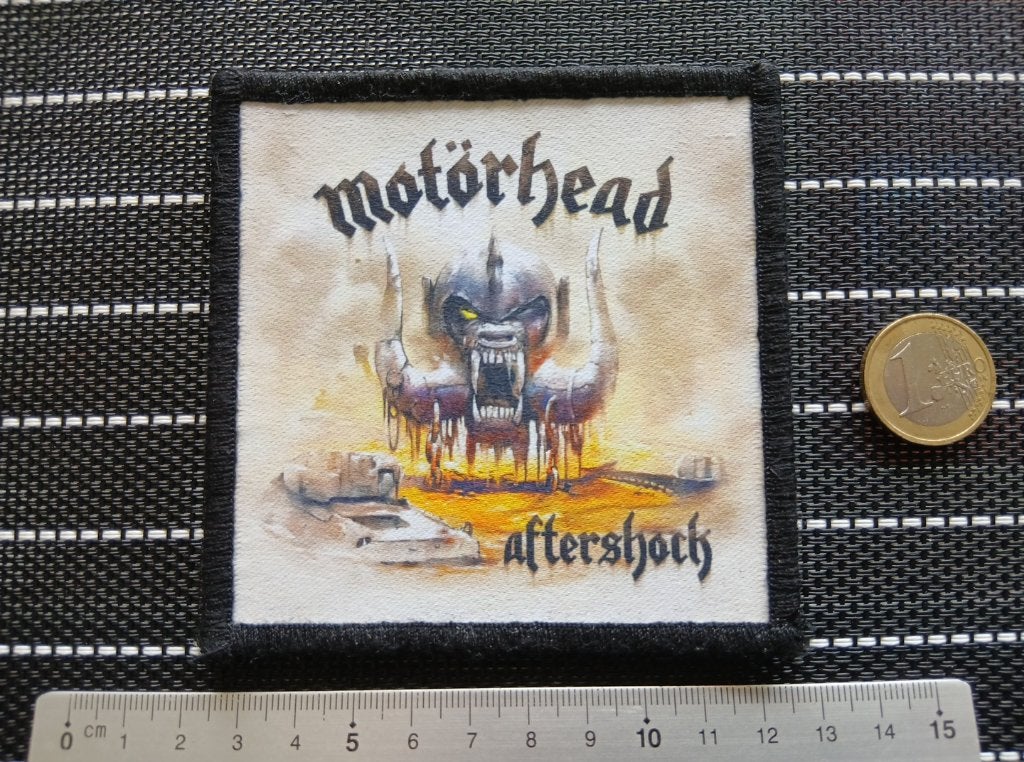 Motorhead leuke  afterschock printed patch 38, Verzenden, Nieuw, Kleding