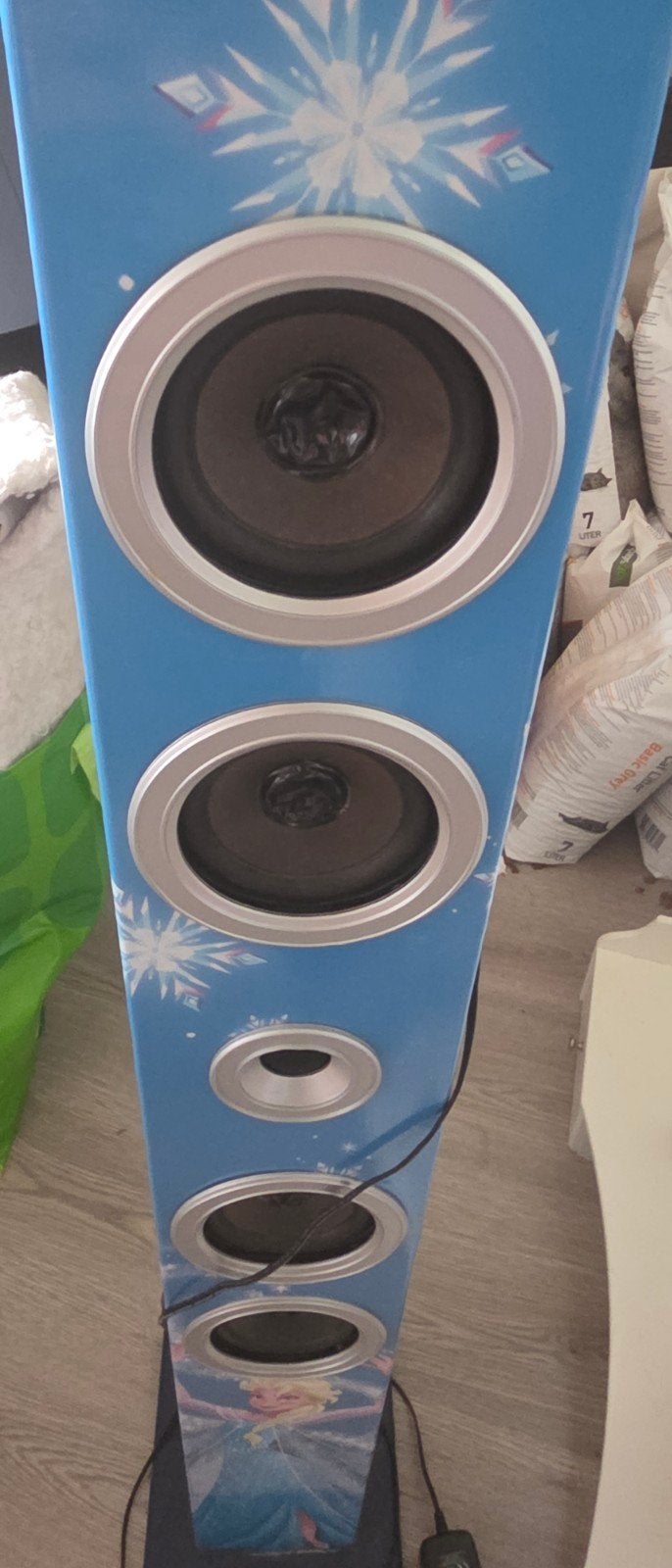 Frozen Bluetooth Toren Speaker met AUX-ingang, Overige merken, Vloerstaande luidspreker, Gebruikt, Ophalen of Verzenden
