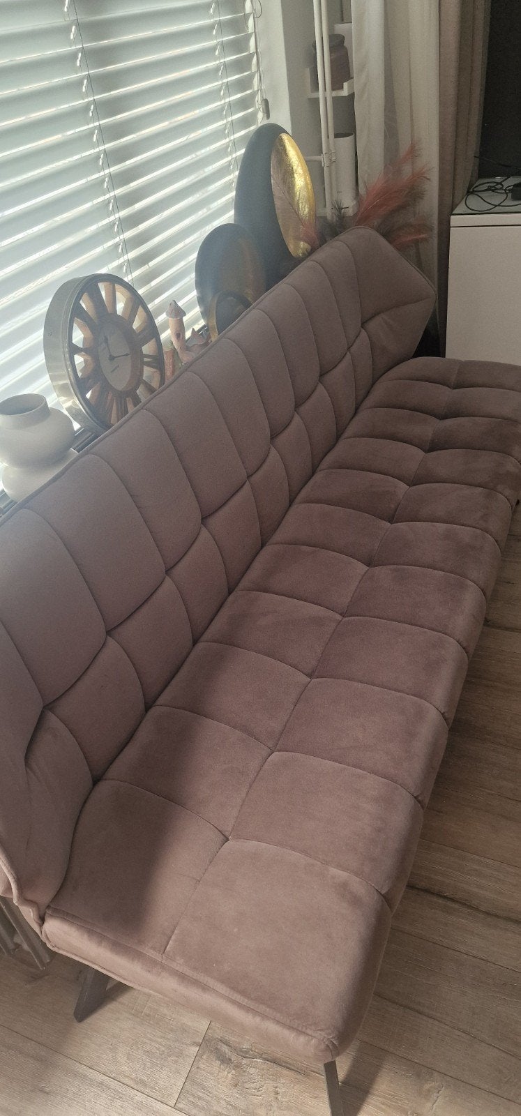 Prachtige eetkamerbank Raster 180 cm - Zo goed als nieuw, Ophalen, 150 tot 200 cm, Driepersoons, Zo goed als nieuw
