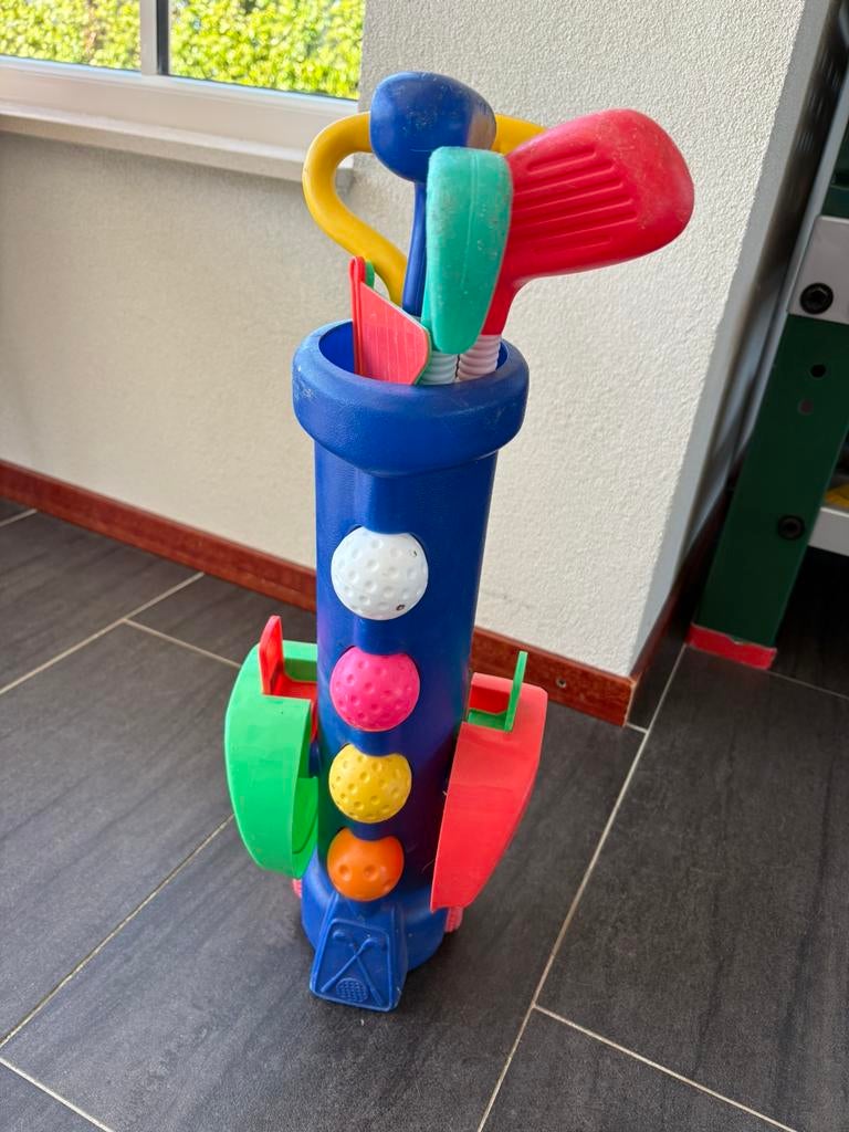 Kunststof Golfset voor Kinderen - Kleurrijk en Compleet, Ophalen of Verzenden, Gebruikt, Jongen of Meisje