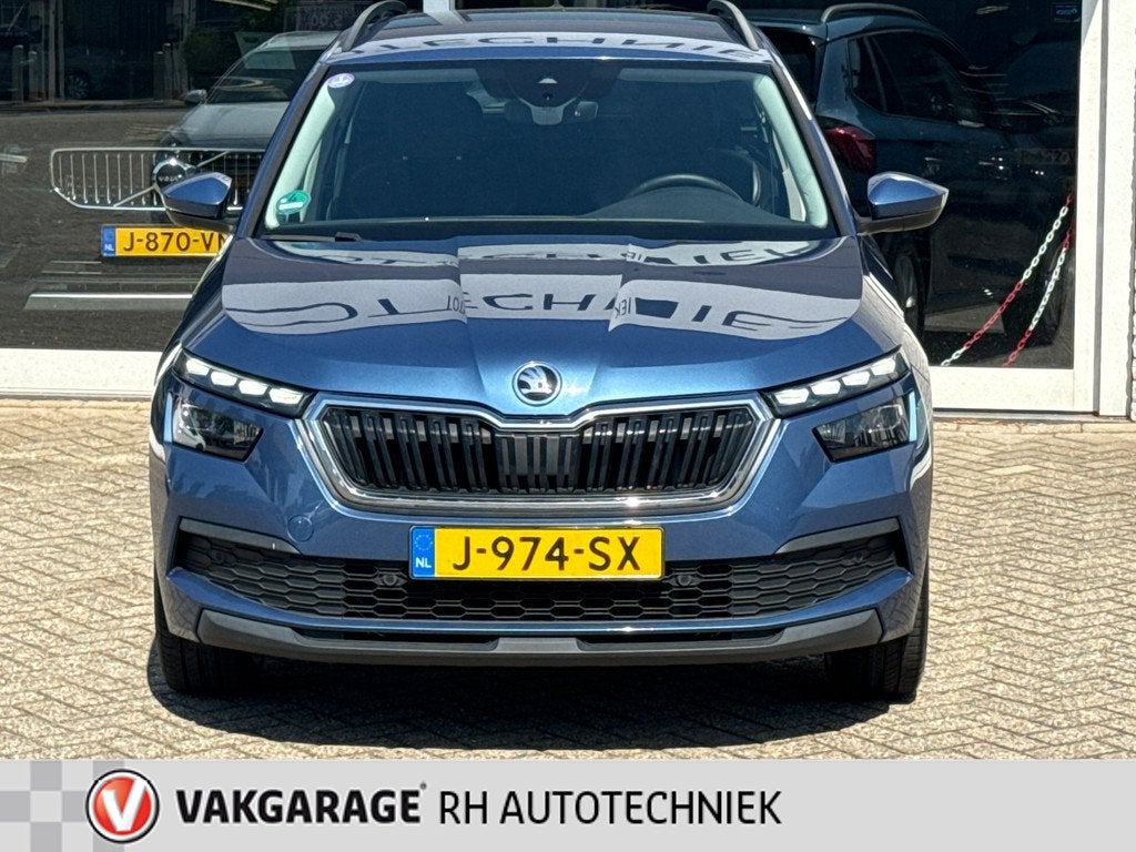 Skoda Kamiq 1.0 TSI Business Edition, Auto's, Skoda, Gebruikt, Euro 6, Blauw, Automatische klimaatregeling
